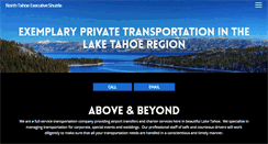 Desktop Screenshot of northtahoeexecutiveshuttle.com